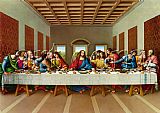 the picture of the last supper by Leonardo da Vinci